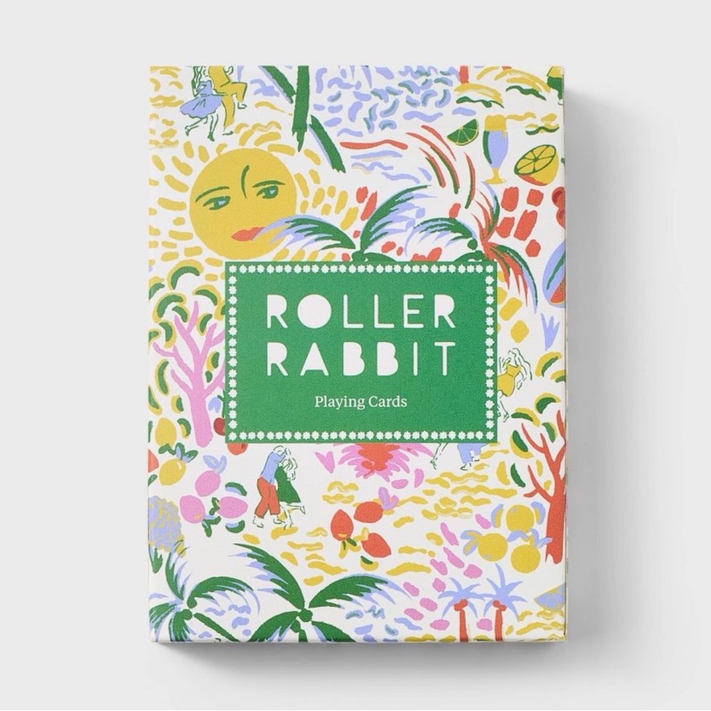 Roller Rabbit x Target - Vacation Deck of Cards Yellow/Green